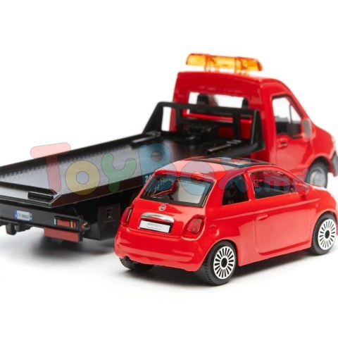 Bburago 18-31402 Set De Joaca Trucker cu Modelul Fiat