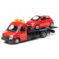 Bburago 18-31402 Set De Joaca Trucker cu Modelul Fiat