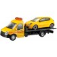 Bburago 18-31406 Игровой набор Автоперевозчик с Alfa Romeo Mito