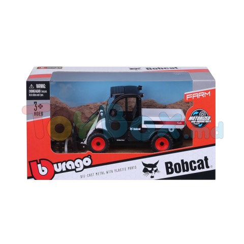 Bburago 18-31806 Игровой набор Погрузчик Bobcat Toolcat 5600