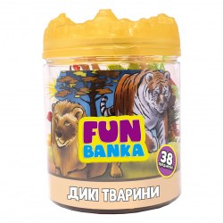 Fun Banka 320385-ua Игровой мини набор Дикие животные, 38 предметов