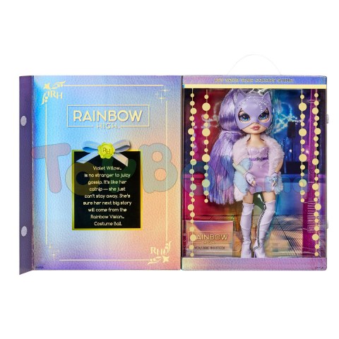 Rainbow High 424857 Кукла Маскарад Вайолет Виллоу, 28cm