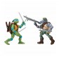 TMNT 81276 Набор фигурок черепахи-ниндзя Леонардо против рокстеди, 15 см, с суставами