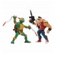 TMNT 81277 Микеланджело против Бибопа, набор 15 см фигурок черепахи ниндзя с суставами