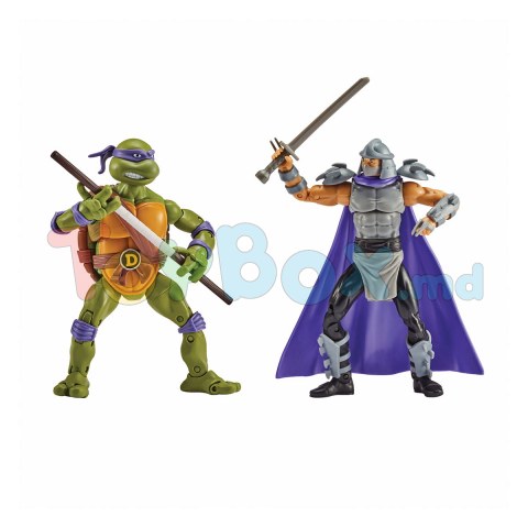 TMNT 81279  Набор фигурок черепахи-ниндзя Donatello vs Shredder 15 см с суставами