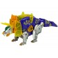 Dinobots 10044 Бластер трансформер 2в1 Трицератопс фиолетовый
