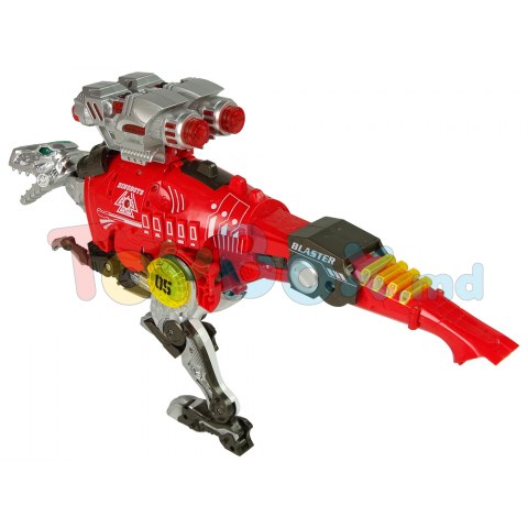 Dinobots 10047 Бластер трансформер 2 в 1 Тираннозавр Рекс красный