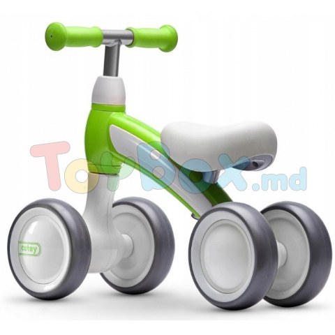 Bicicleta fără pedale Qplay Cutey, Green