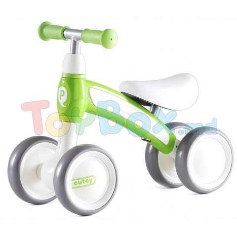Bicicleta fără pedale Qplay Cutey, Green
