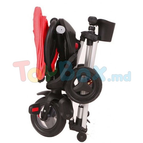 Bicicletă copii Qplay Nova Plus Rubber, Red