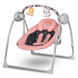 Детское кресло-качалка Lionelo Ruben Pink Baby