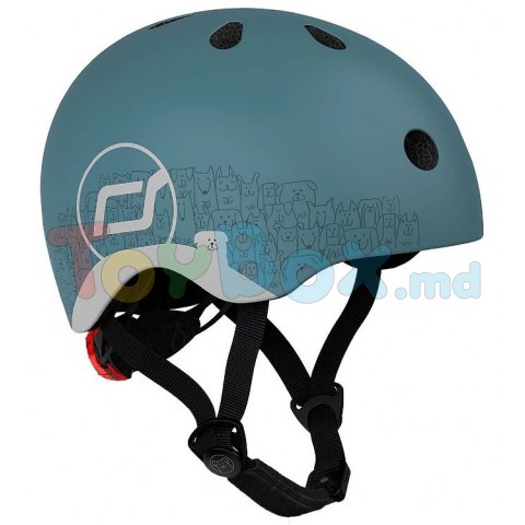 Детский шлем Scoot and Ride XXS, Reflective Steel