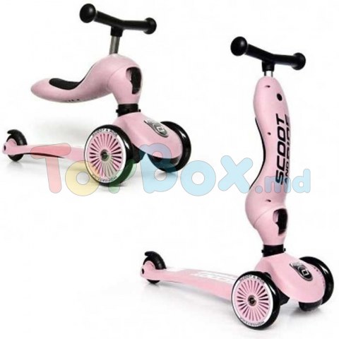 Самокат Scoot and Ride 2 in 1 HighwayKick 1, Rose