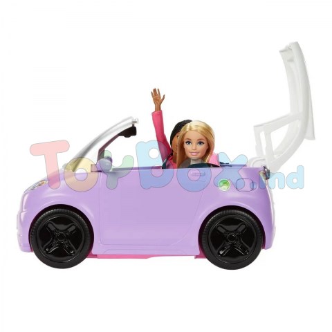 Barbie HJV36 Mașină electrică Barbie convertibilă