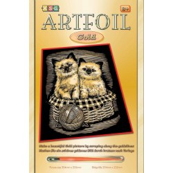 Sequin Art SQ0602 Набор для творчества Artfoil Gold Kittens