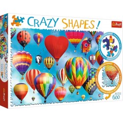 Trefl 11112T Puzzle Crazy Shapes Colourful Balloons, 600 Piese