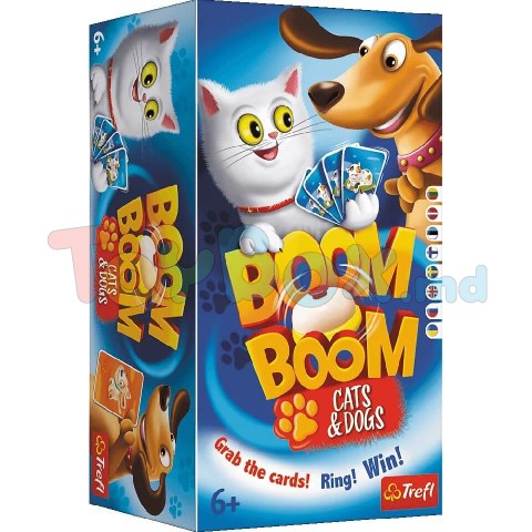 Trefl 2364 Joc de masa Boom Boom Dogs and Cats