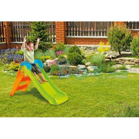 Tobogan copii Keter Boogie Slide Green/Orange (223622)