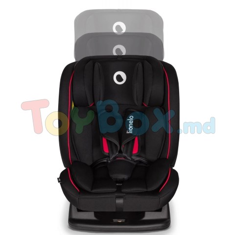 Детское автокресло Lionelo Aart Black Carbon Red