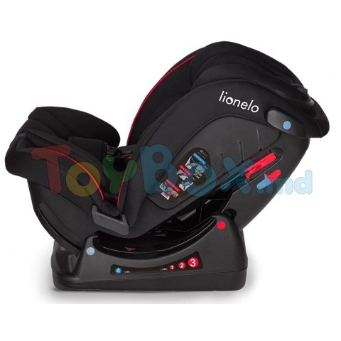 Детское автокресло Lionelo Aart Black Carbon Red