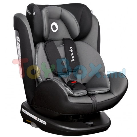 Scaun auto Lionelo Bastiaan Grey  Black