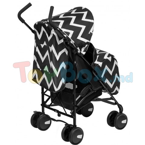 Carucior Lionelo Elia Oslo Black White