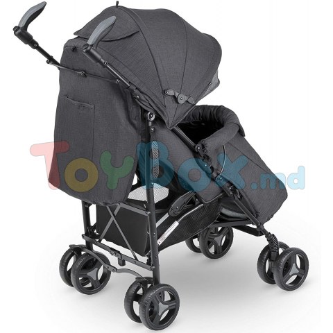 Carucior Lionelo Irma Black/Dark Grey