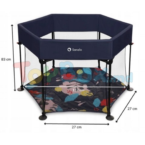 Манеж Lionelo Roel Blue Navy