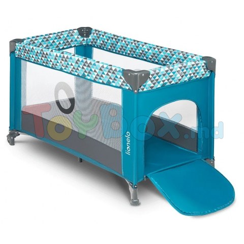 Pătuț pliabil Lionelo Stefi Green Turquoise