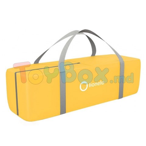 Pătuț pliabil Lionelo Sven Plus Yellow Scandi