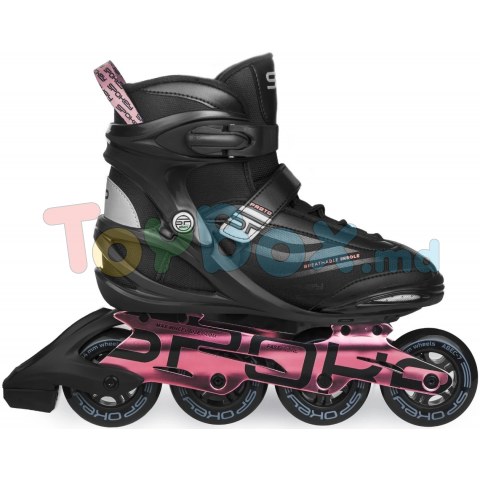 Роликовые коньки Spokey Preto Pink 37 (929418)