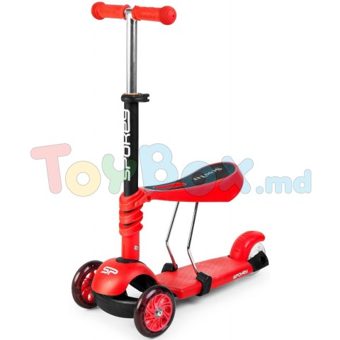 Trotinetă Spokey Tripla Red (927100)