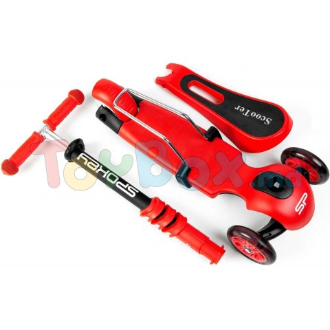 Trotinetă Spokey Tripla Red (927100)