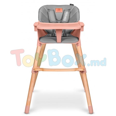 Стульчик для кормления Lionelo Koen Pink Rose