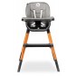 Стульчик для кормления Lionelo Mona Black Onyx