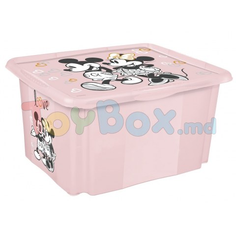 Container pentru jucării Keeeper Minnie Mouse Pink (12239581) 45L