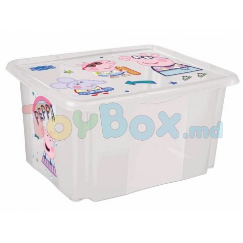 Container pentru jucării Keeeper Peppa Transparent (12239001) 45L
