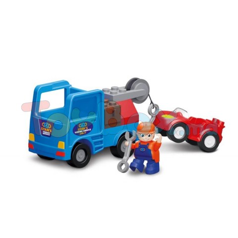 Blocki Mubi MU5002 Set blocuri constructie Masina de tractare 15 el.