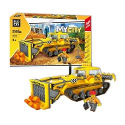 Blocki My City KB0229 Set de constructie Buldozer 250 el.