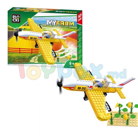 Blocki Myfarm KB0312 Set de constructie Avionul fermierului