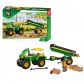 Blocki Myfarm KB0313 Set de constructie Tractor cu remorca