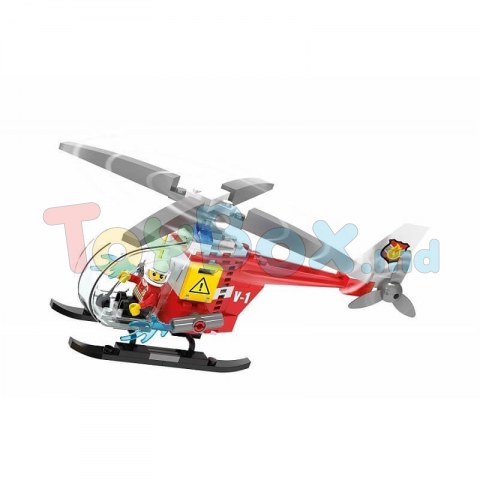 Blocki Myfirebrigade KB0812 Set de constructie Statie Helipad