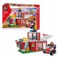 Blocki Myfirebrigade KB0817 Set de constructie Statie de Pompieri 164 el.