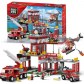 Blocki Myfirebrigade KB0820 Set de constructie Statie de Pompieri 841 el.