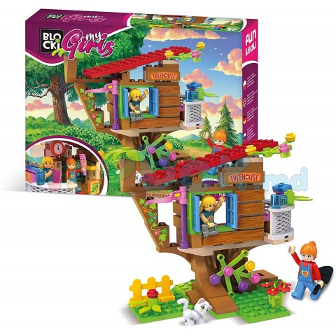 Blocki Mygirls KB0110 Set de constructie Casuta din copac