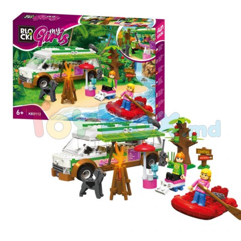 Blocki Mygirls KB0112 Set de constructie Casa de vacanta pe roti