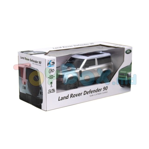 Ks Drive 124GDES Masina cu RC Land Rover New Defender (1:24, 2.4Ghz, argintiu)