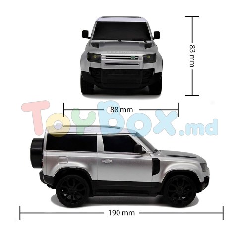 Ks Drive 124GDES Masina cu RC Land Rover New Defender (1:24, 2.4Ghz, argintiu)