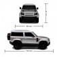 Ks Drive 124GDES Masina cu RC Land Rover New Defender (1:24, 2.4Ghz, argintiu)