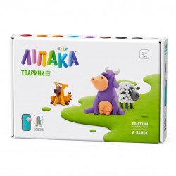 Lipaka 60024-UA01 Set cu pasta modelatoare care se usuca la aer Vacuta, Catelus, Oita